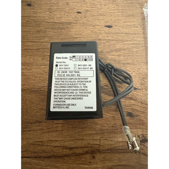 Skytech 3301 Fireplace Remote Control Thermostat Gas & Pellet Stoves Wireless - Picture 16 of 16